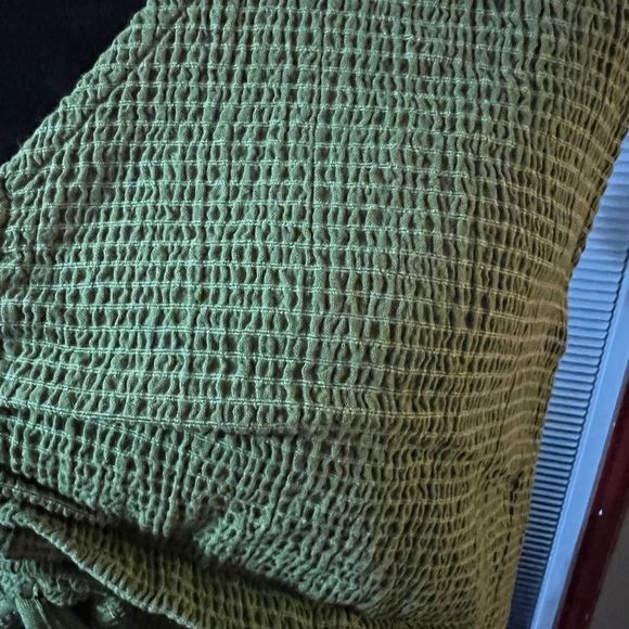 NWT Free People Laila Cutout Sleeveless Minidress Calla Green Size Large - Picture 7 of 11